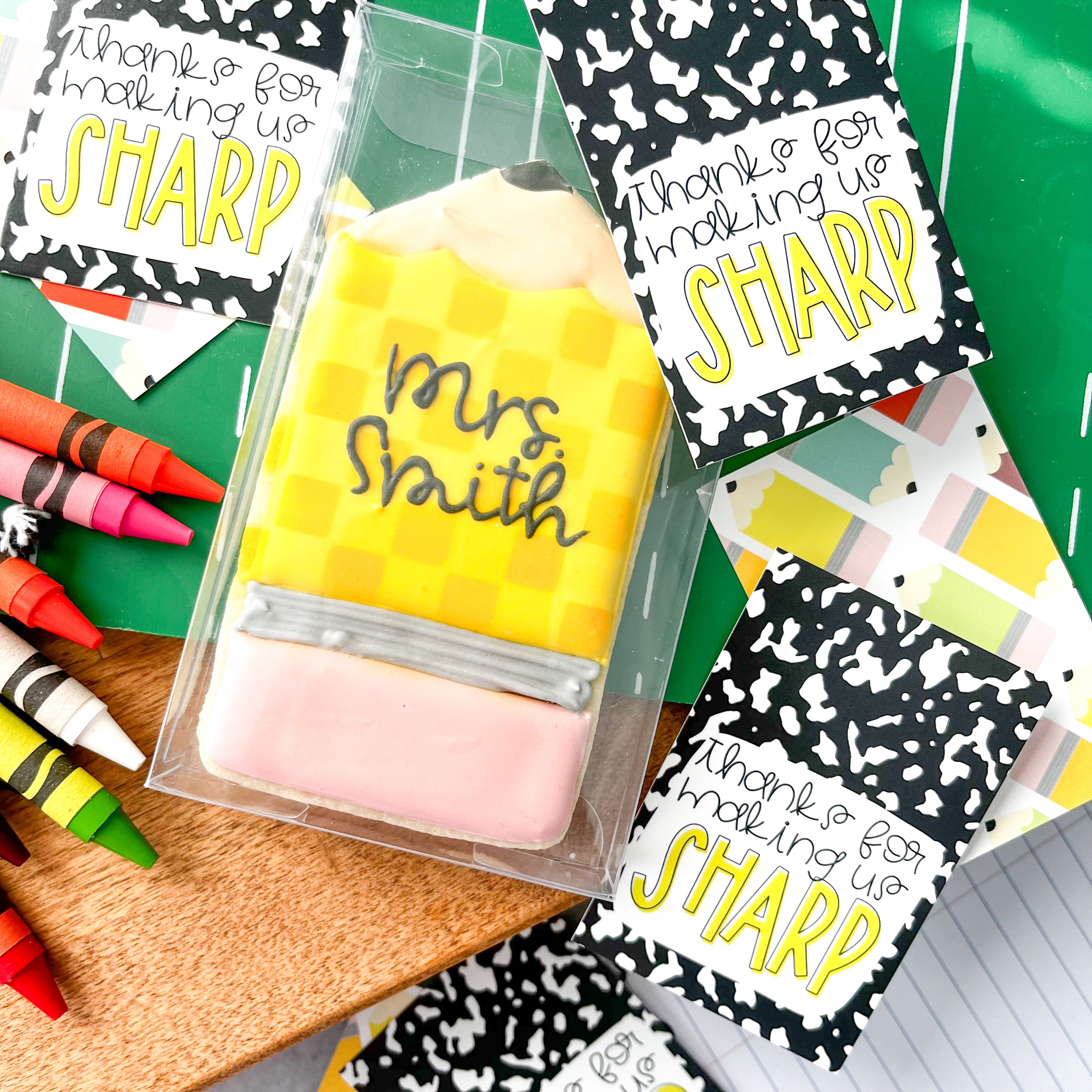 thanks for making us sharp rectangle tags - pack of 24 – Sweet Dream ...