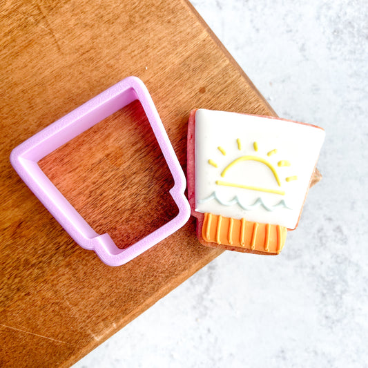 sunblock mini cookie cutter