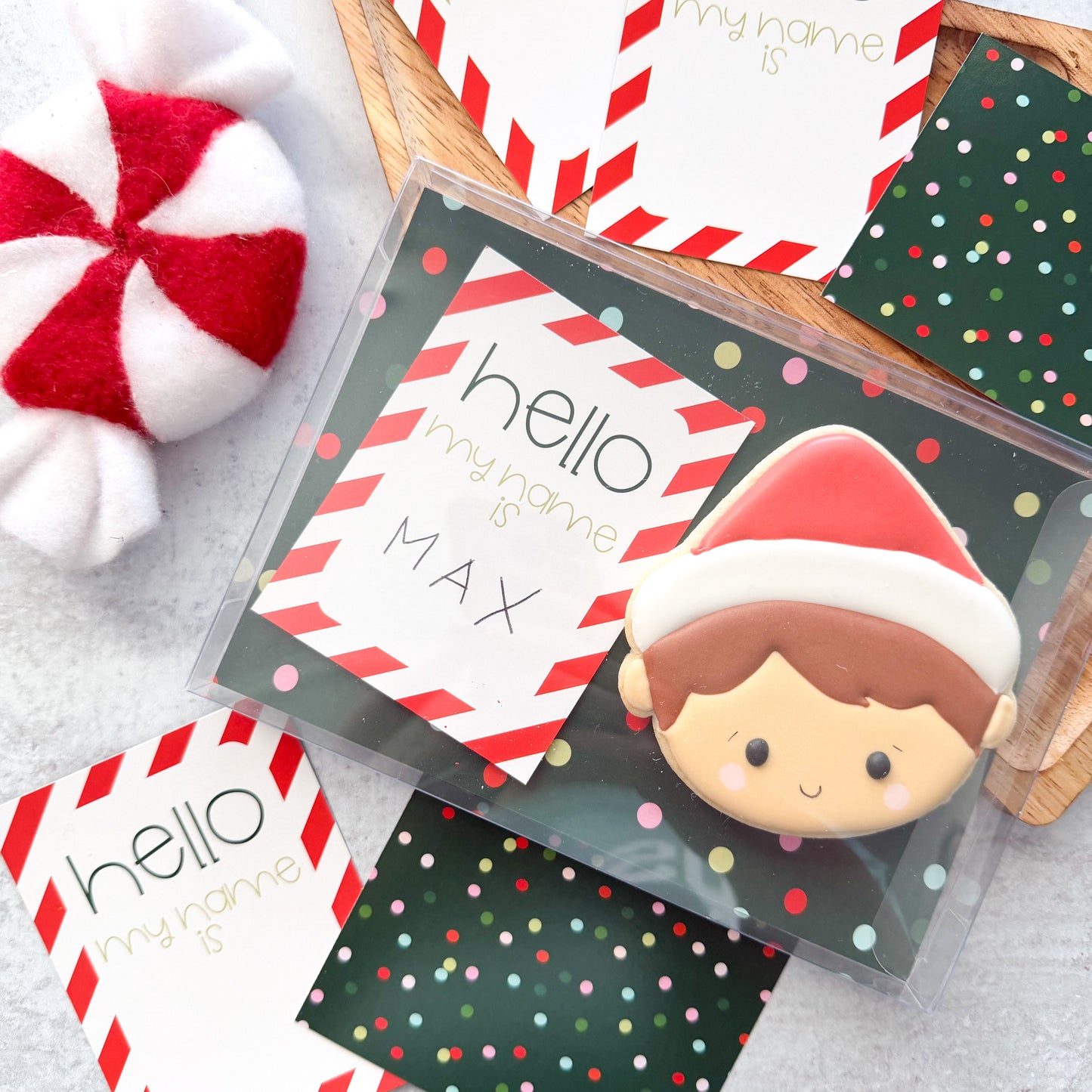 hello my name is 3x4 cards -  pack of 24