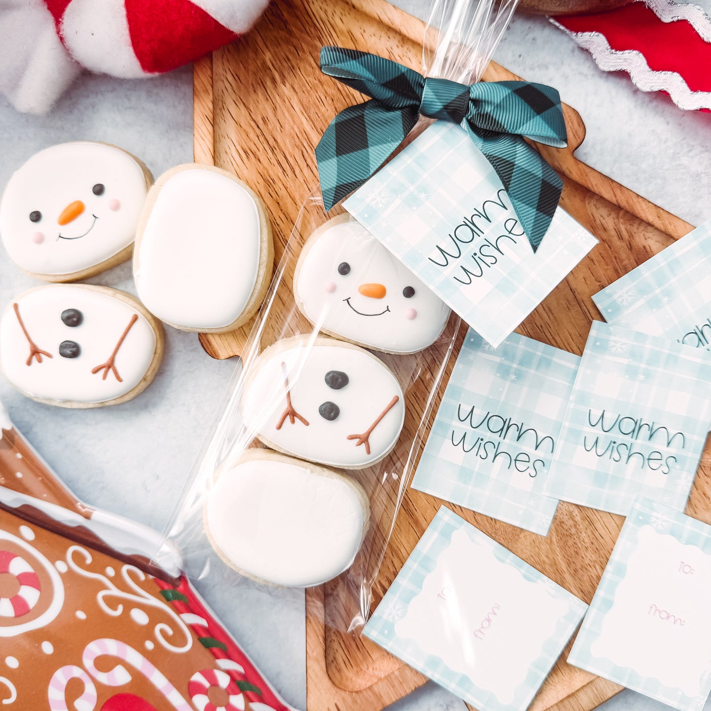 warm wishes 2.5x2" tags - pack of 24