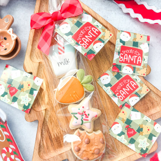treats for santa 2.5x2" tags - pack of 24