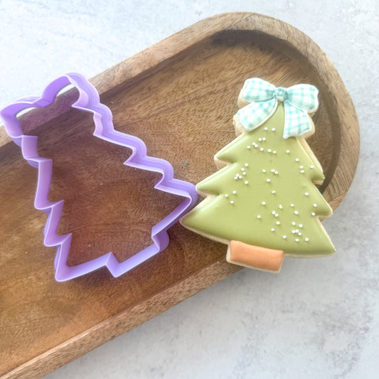 christmas tree with bow cutter - regular size