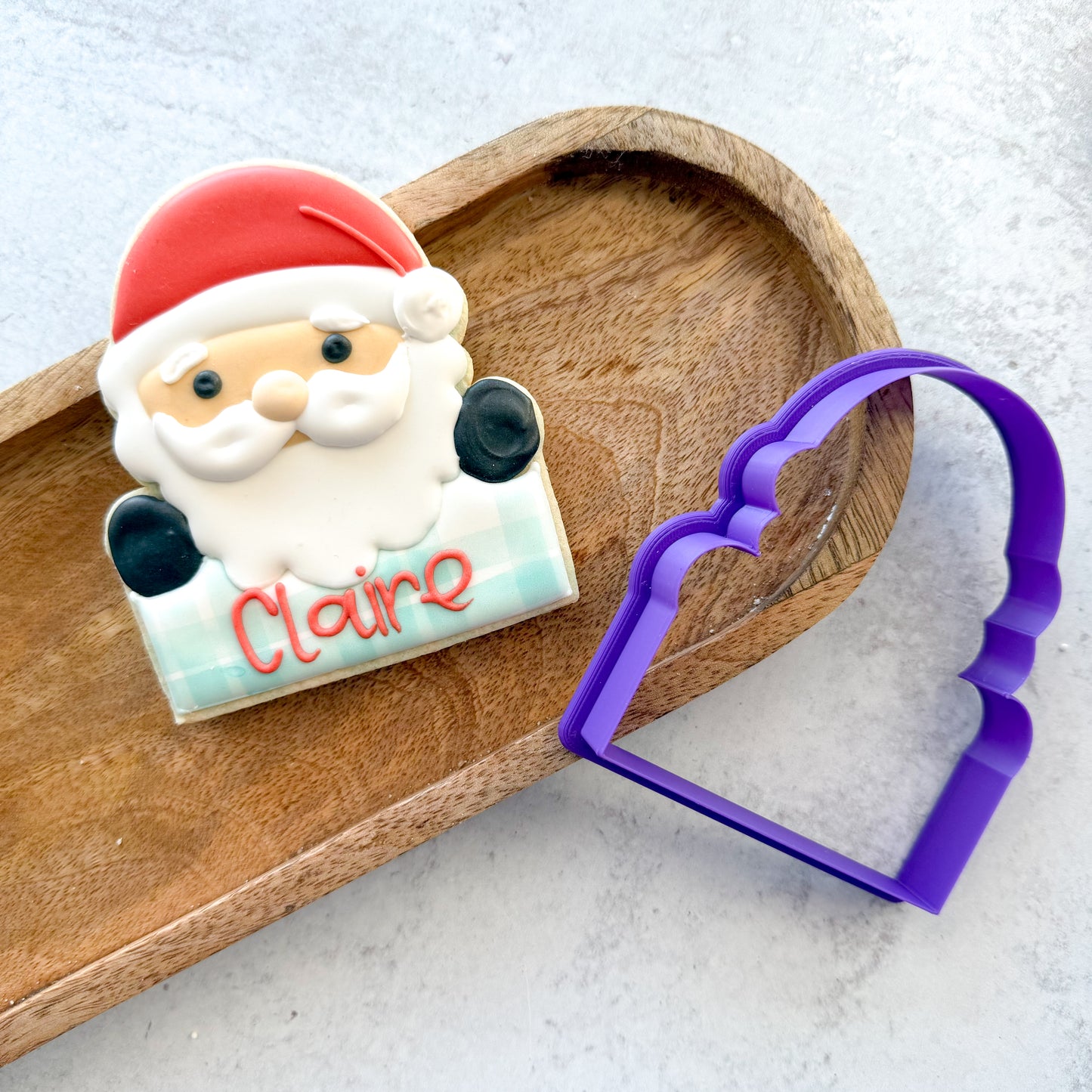 santa plaque cutter