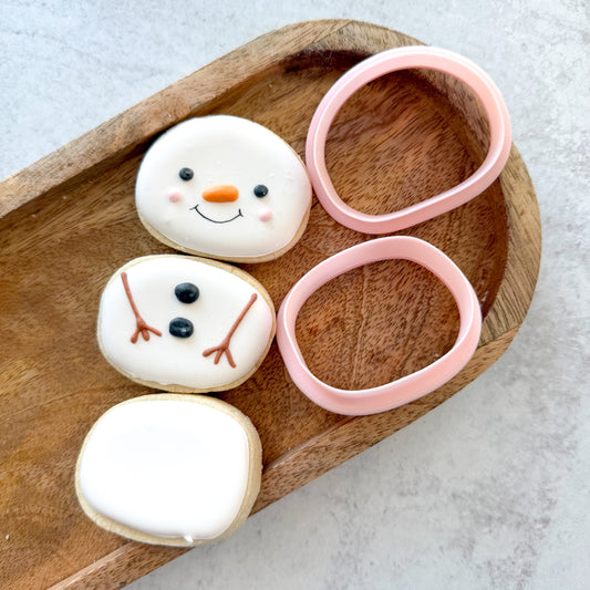 snowman stack cutter - set of 2 minis