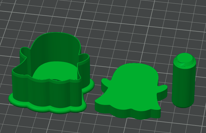 STL FILE DOWNLOAD - sweet ghost cake pop cutter