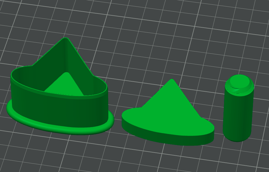 STL FILE DOWNLOAD - witch hat cake pop cutter