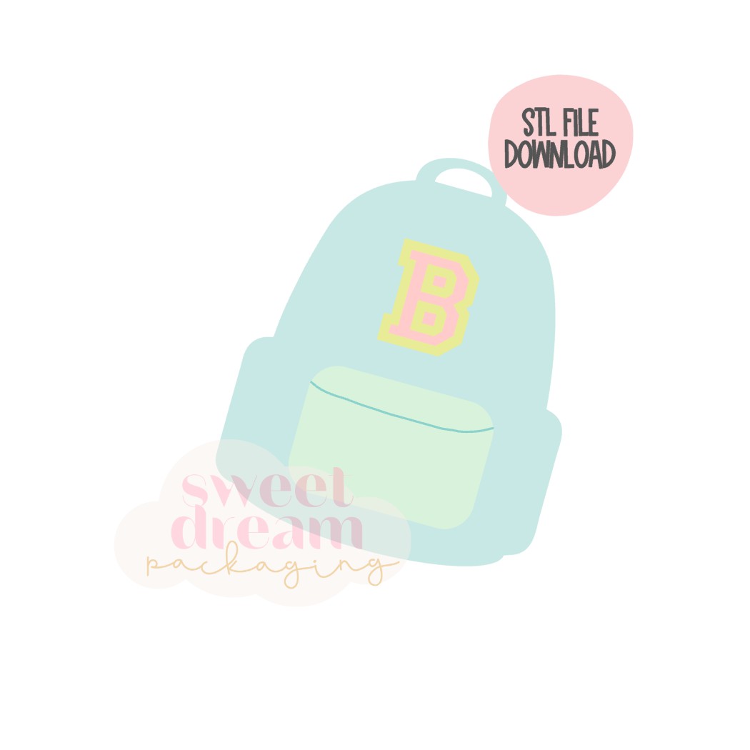 STL FILE DOWNLOAD - regular size backpack