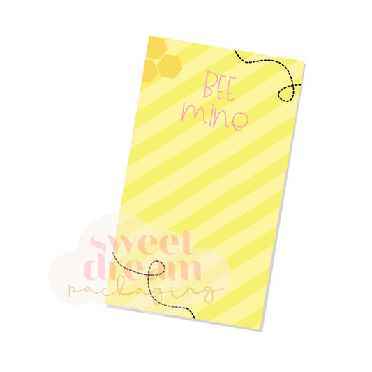 bee mine skinny cookie card - digital download