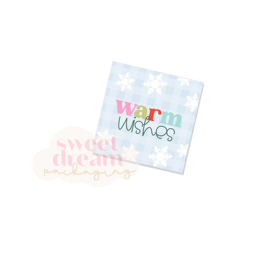 warm wishes tag - digital download