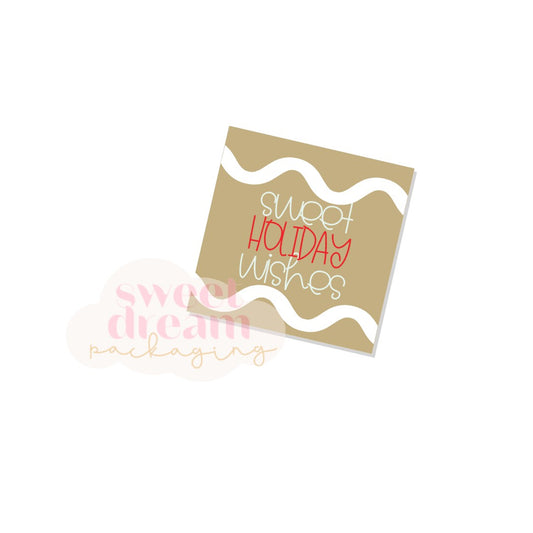 sweet holiday wishes tag - digital download