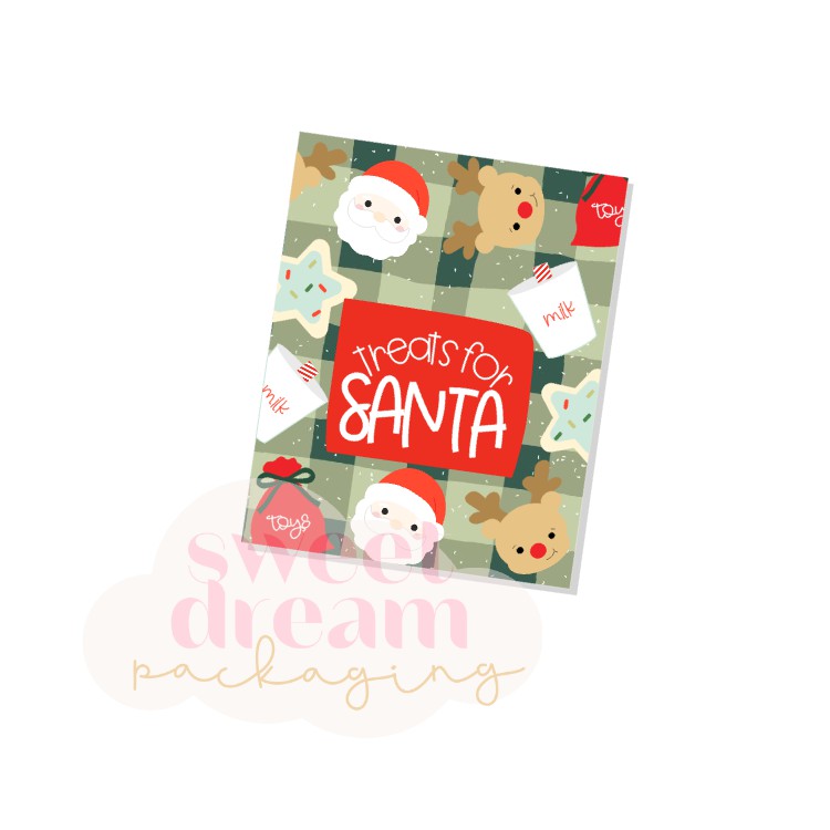 treats for santa 2" x 2.5" tag - digital download