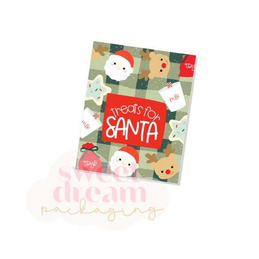 treats for santa 2" x 2.5" tag - digital download