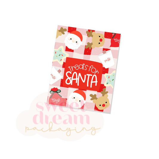 treats for santa 2" x 2.5" tag - digital download