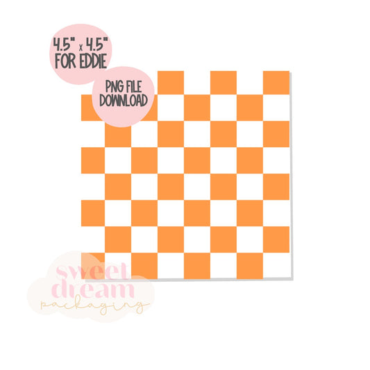 4.5" checker backgrounds for edible printers  - digital download