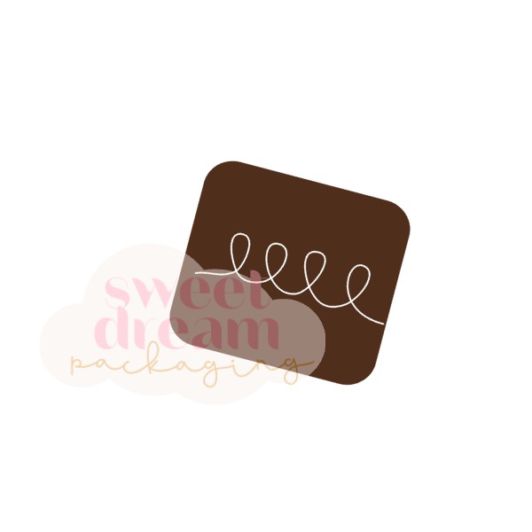 STL FILE DOWNLOAD - square chocolate mini cutter