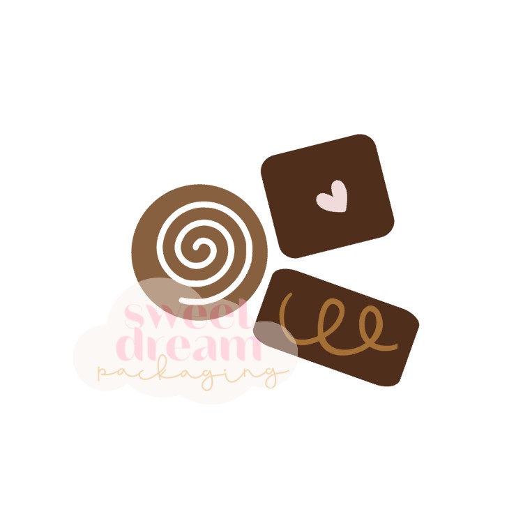 STL FILE DOWNLOAD - mini mini chocolates cutters set of 3