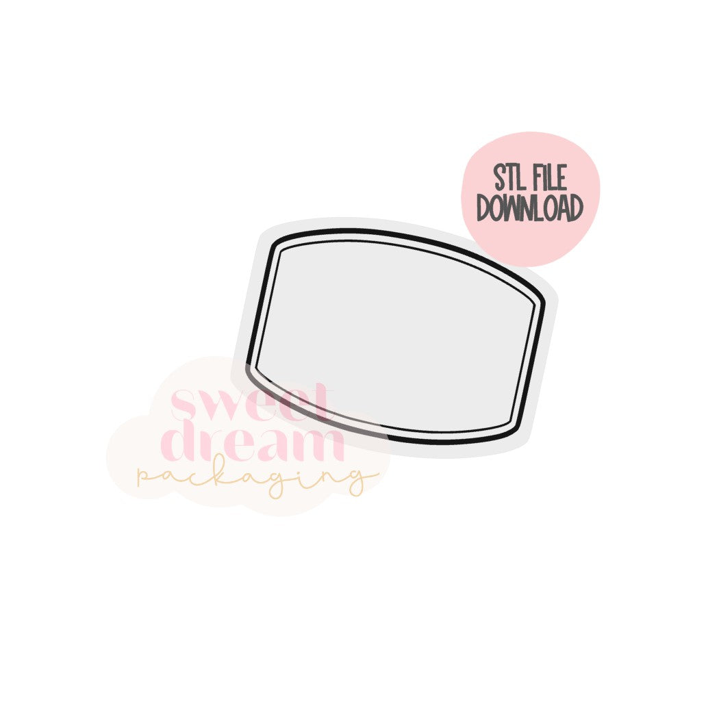STL FILE DOWNLOAD - composition book label