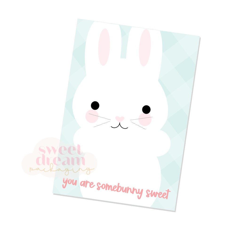 you are somebunny sweet cookie card - digital download