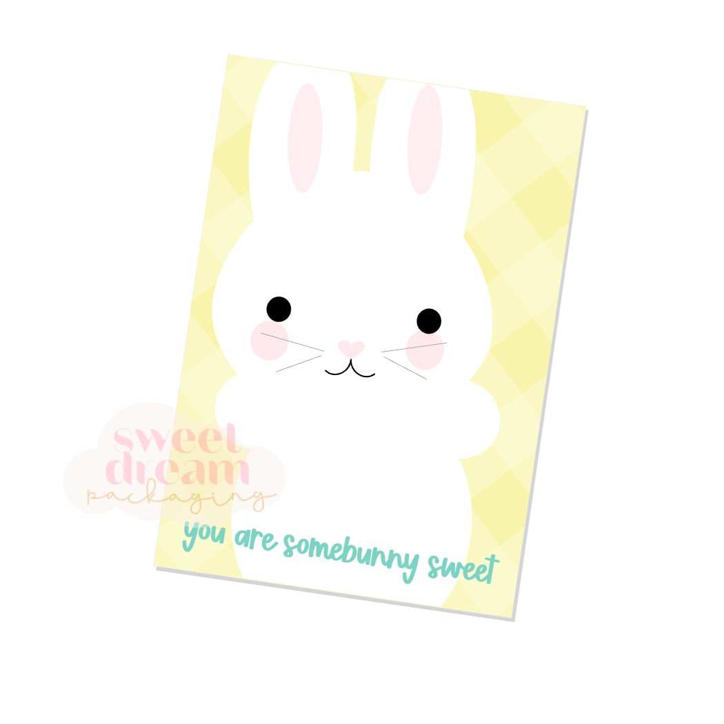 you are somebunny sweet cookie card - digital download