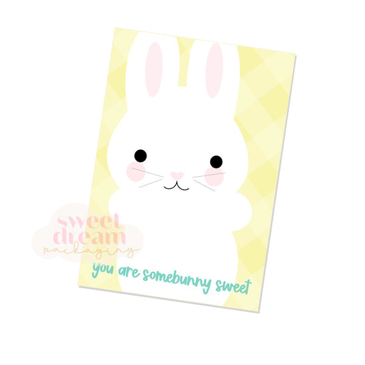 you are somebunny sweet cookie card - digital download