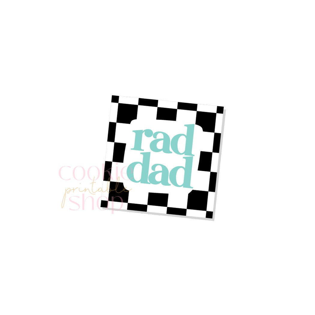 rad dad tag - digital download