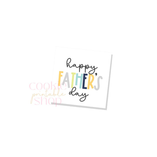 happy father's day tag - digital download