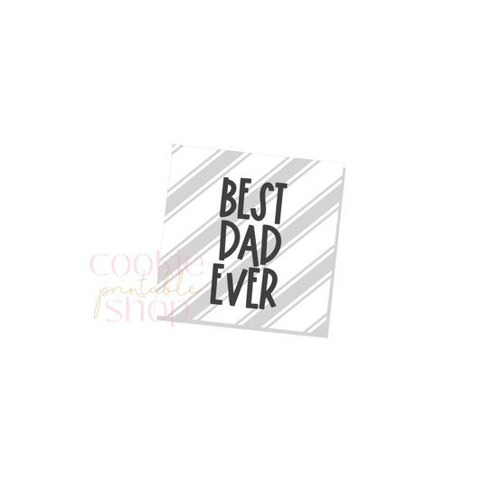 best dad ever tag - digital download