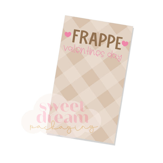 frappe valentines day skinny cookie card - digital download