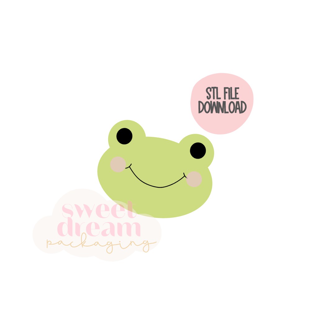 STL FILE DOWNLOAD - frog face mini cutter