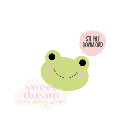 STL FILE DOWNLOAD - frog face mini cutter