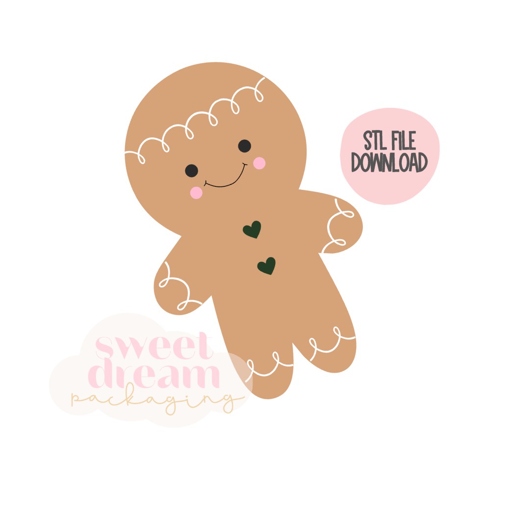 STL FILE DOWNLOAD - gingy mini cutter