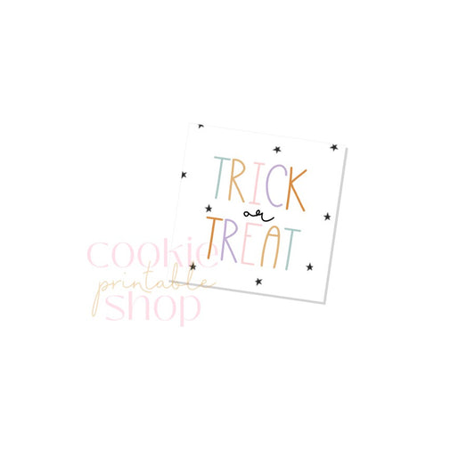 trick or treat tag - digital download