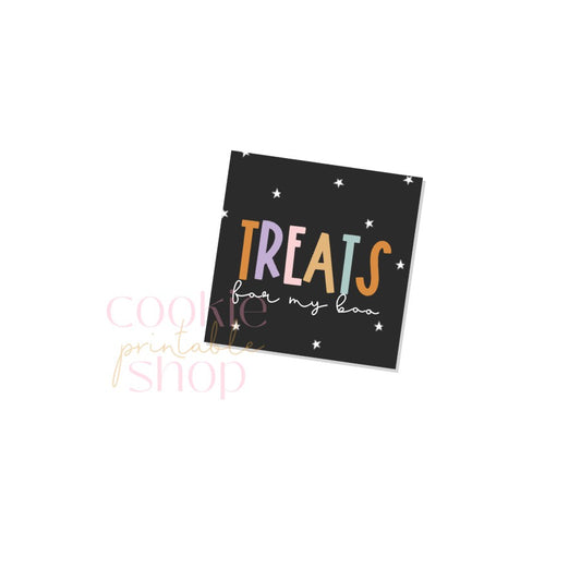 treats for my boo tag - digital download