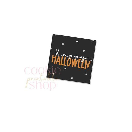 happy halloween tag - digital download