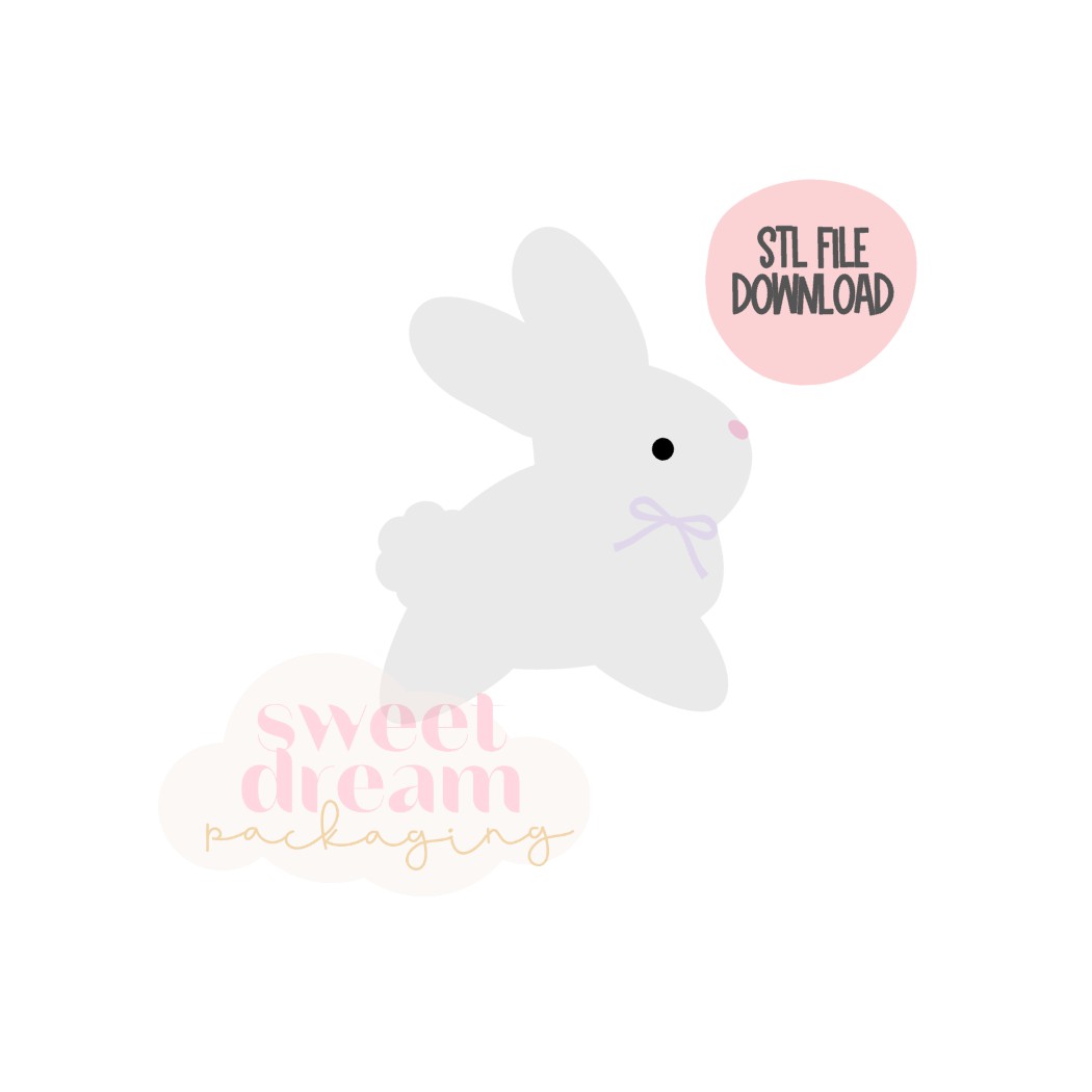 STL FILE DOWNLOAD - hopping bunny mini cutter