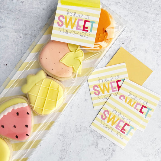 have a sweet summer square tags - pack of 24