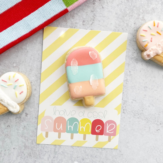 have a cool summer 3.5x5" cookie cards - pack of 24