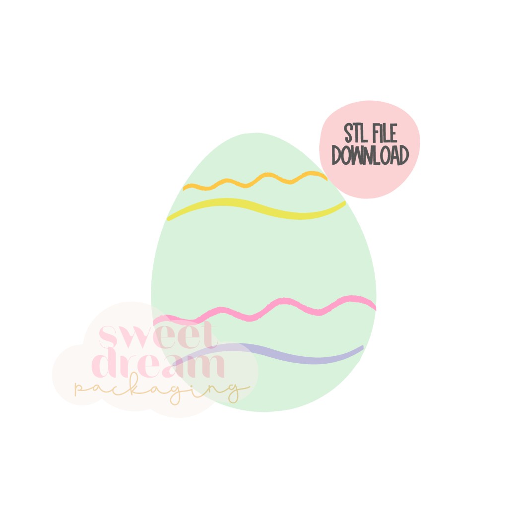 STL FILE DOWNLOAD - large egg regular size cutter