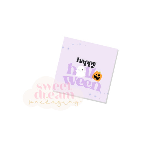 happy halloween 2" square tag - digital download