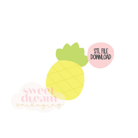 STL FILE DOWNLOAD - pineapple mini cutter