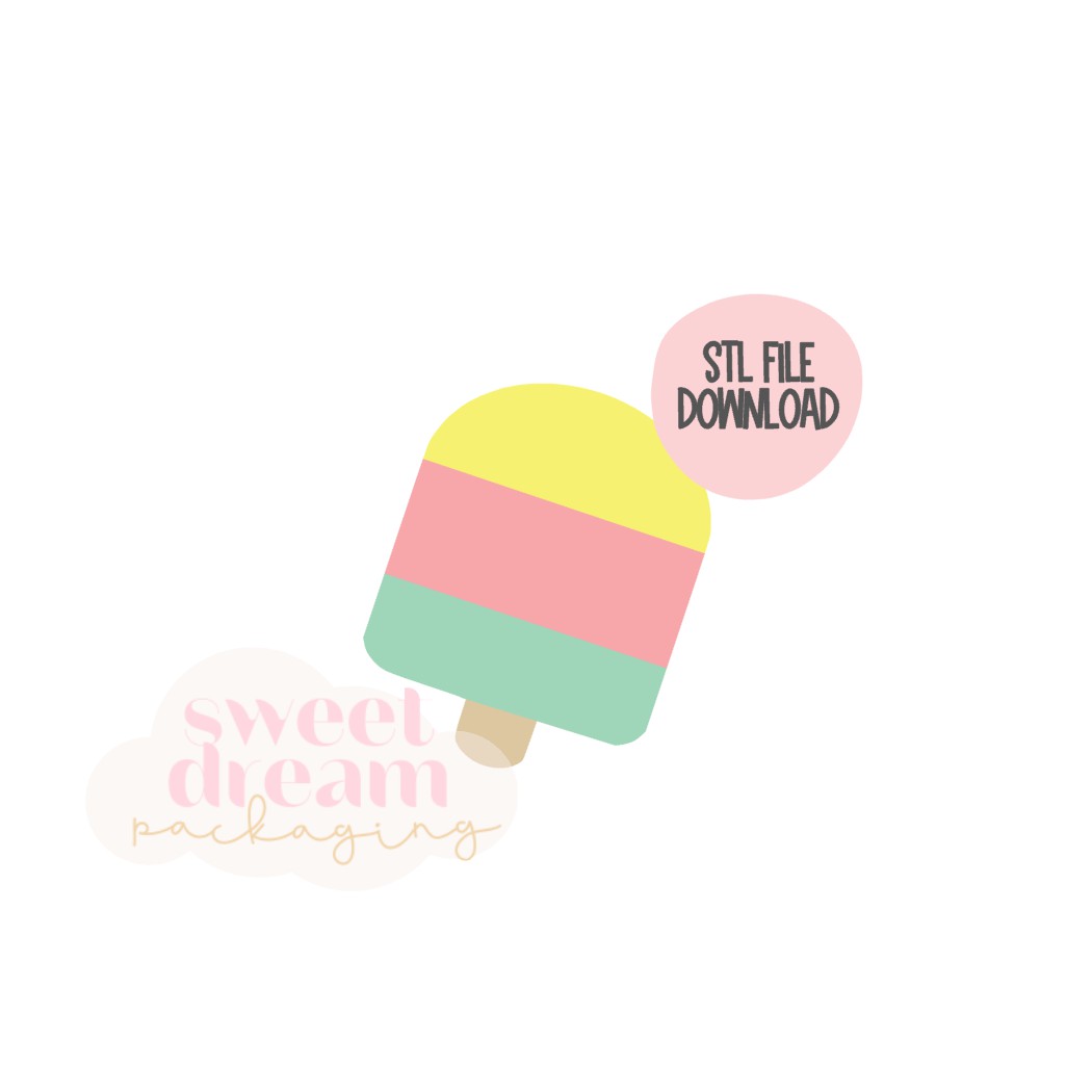 STL FILE DOWNLOAD - popsicle mini cutter