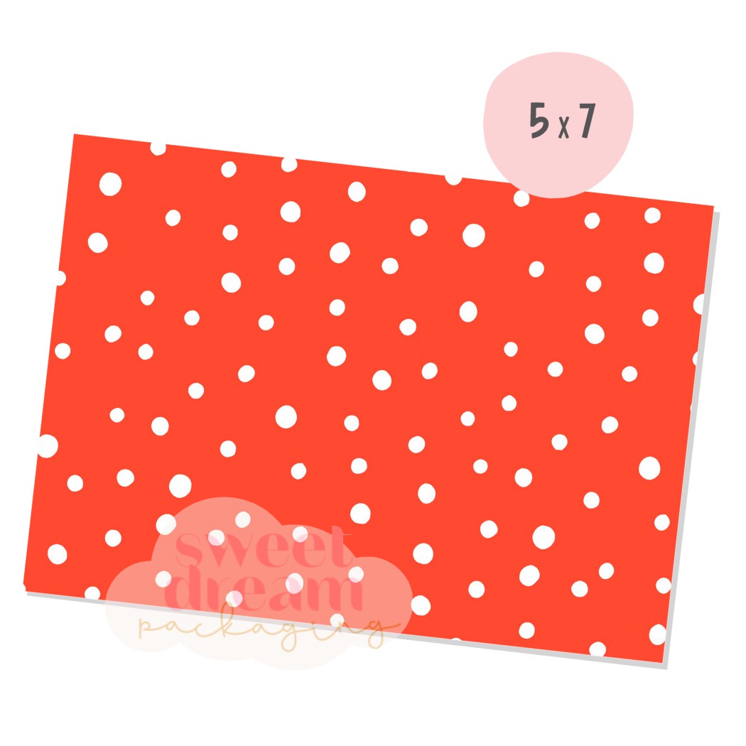 red dots 5x7 box backer - digital download