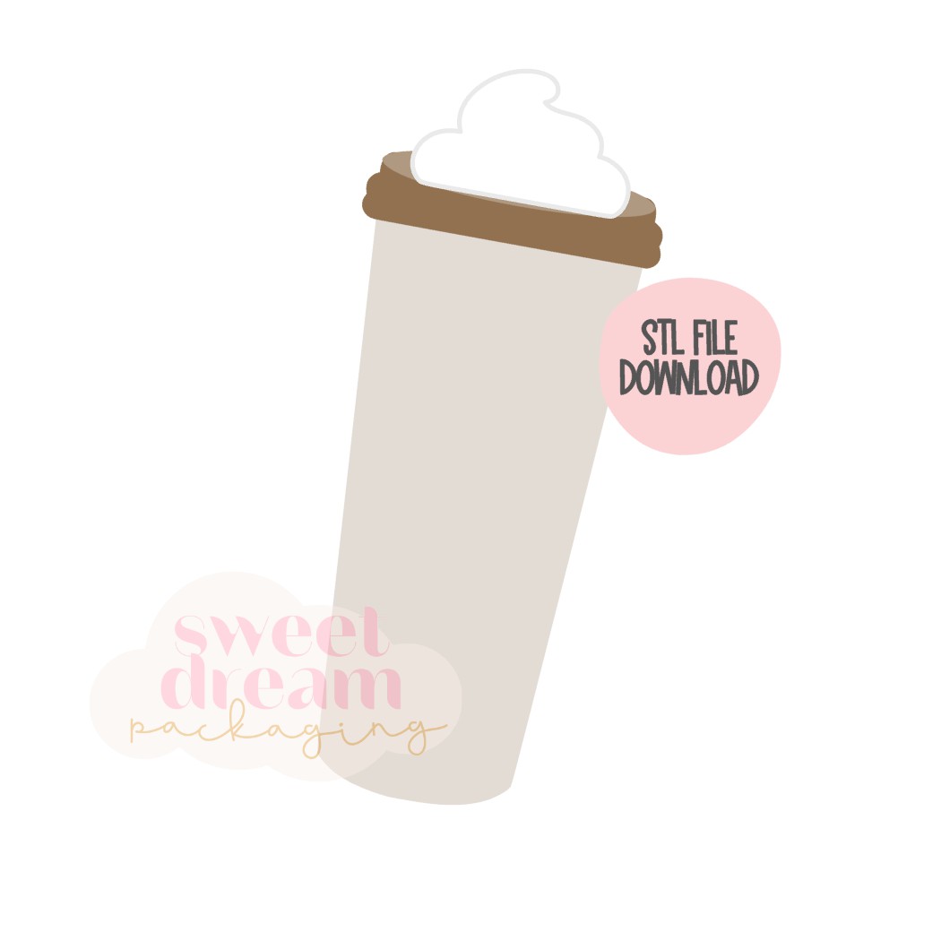 STL FILE DOWNLOAD - 2025 skinny latte with whip cutter