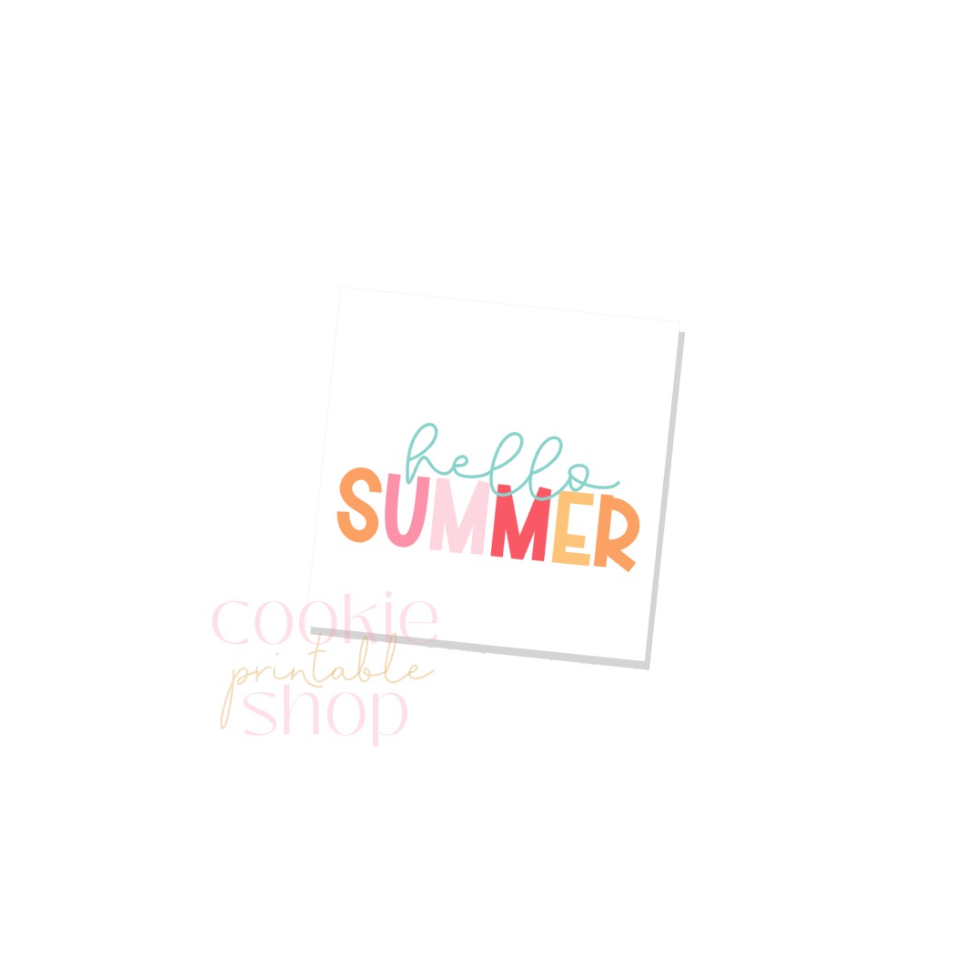 Hello Summer Target hello summer tag - digital download – Sweet Dream Packaging LLC