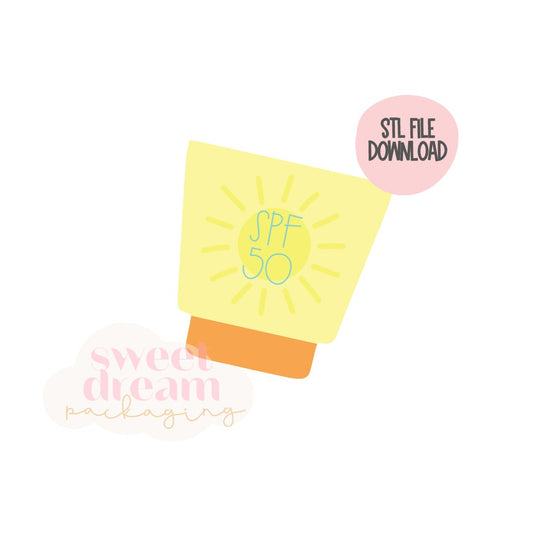 STL FILE DOWNLOAD - sunscreen mini cutter