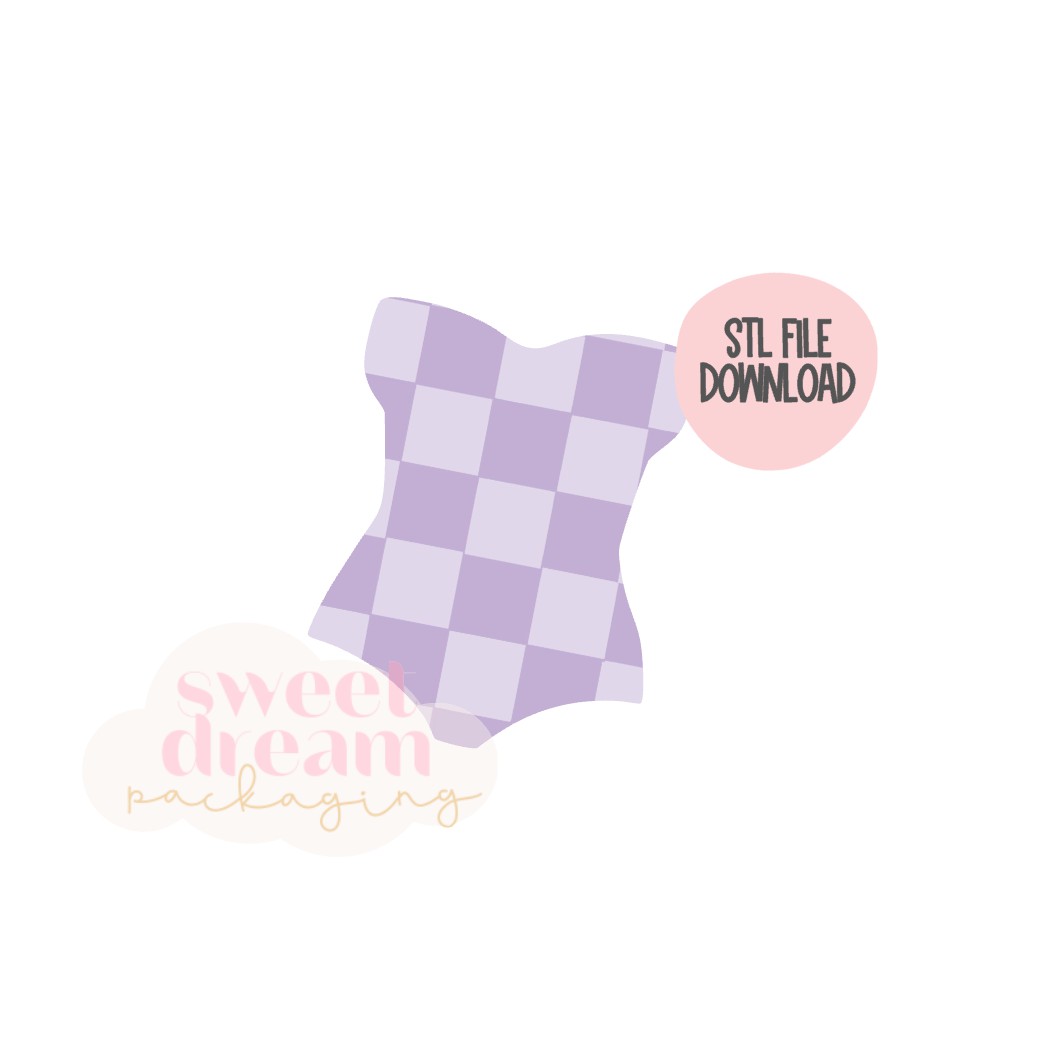 STL FILE DOWNLOAD - swimsuit mini cutter