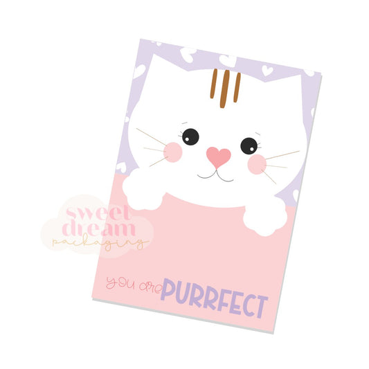 you are purrfect cookie card - digital download
