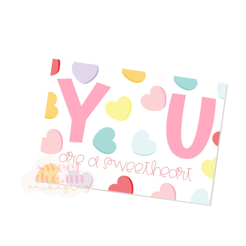 you are a sweetheart cookie card - digital download