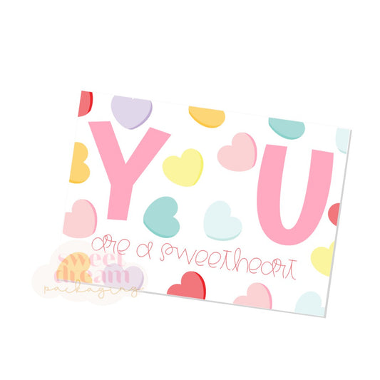 you are a sweetheart cookie card - digital download