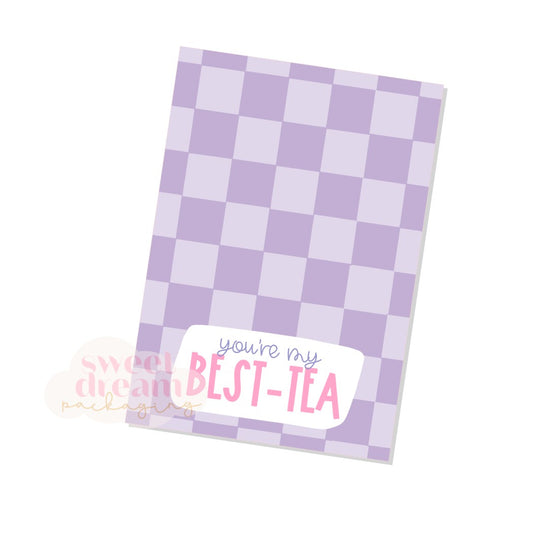 you're my best-tea cookie card - digital download